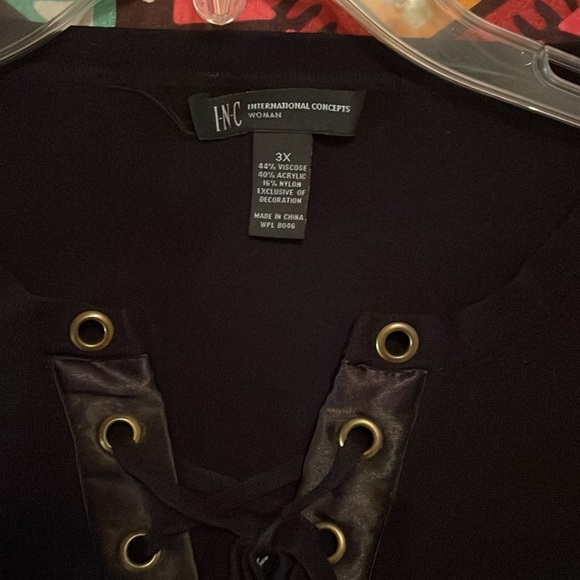 INC long sleeve blouse​​ - Picture 3 of 4